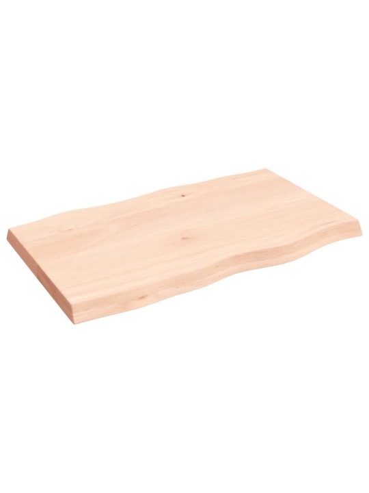 Stolní deska 100x60x(2-6)cm neošetřený masivní dřevo živá hrana