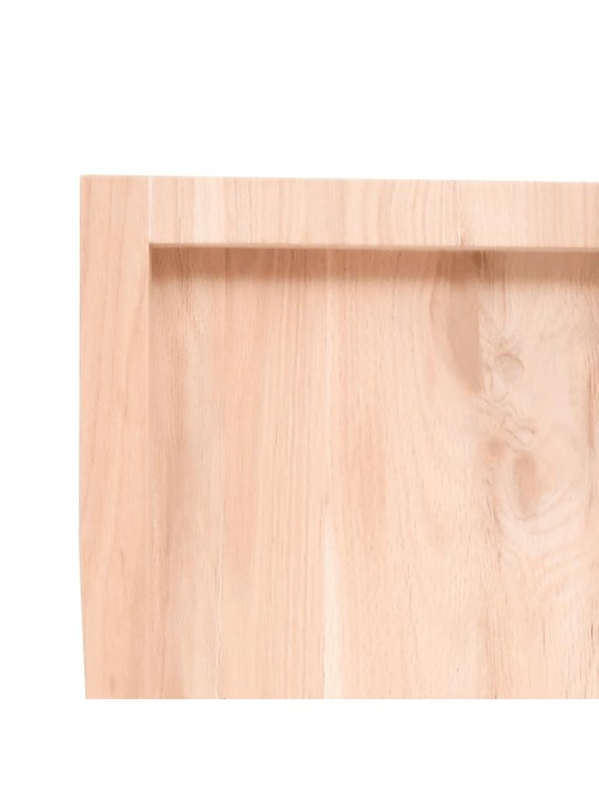 Stolní deska 120x40x(2-6)cm neošetřený masivní dřevo živá hrana