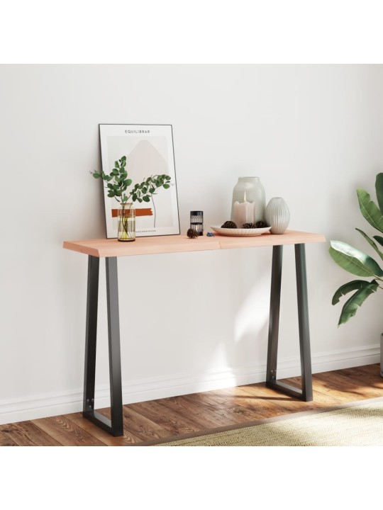 Stolní deska 120x50x(2-6)cm neošetřený masivní dřevo živá hrana