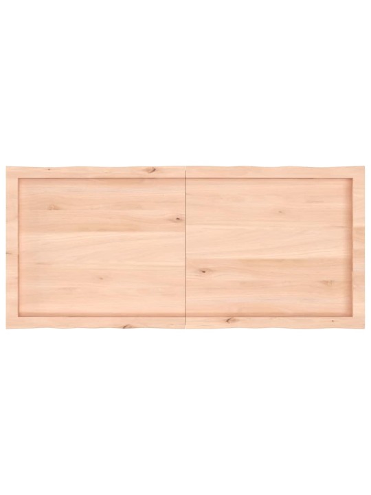 Stolní deska 120x50x(2-6)cm neošetřený masivní dřevo živá hrana