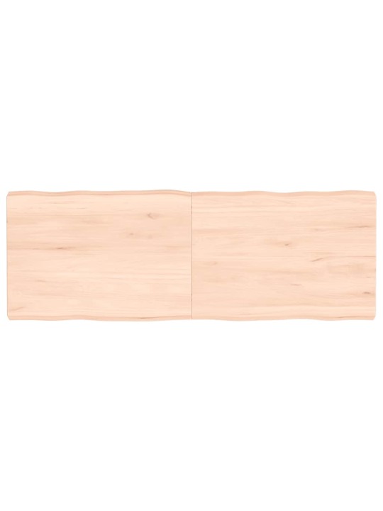 Stolní deska 100x50x(2-6)cm neošetřený masivní dřevo živá hrana