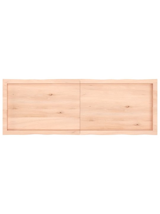 Stolní deska 100x50x(2-6)cm neošetřený masivní dřevo živá hrana