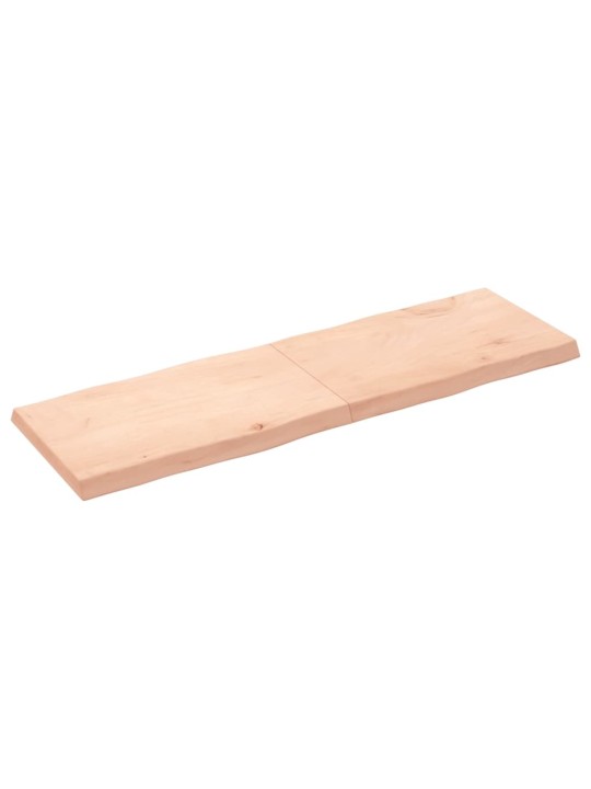 Stolní deska 120x50x(2-6)cm neošetřený masivní dřevo živá hrana