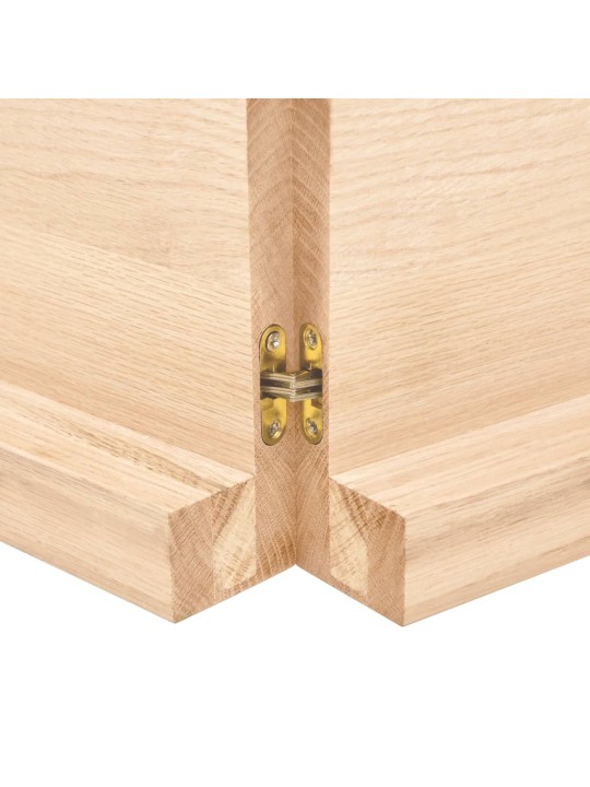 Stolní deska 120x50x(2-6)cm neošetřený masivní dřevo živá hrana