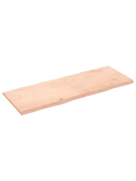 Stolní deska 160x60x(2-4)cm neošetřený masivní dřevo živá hrana