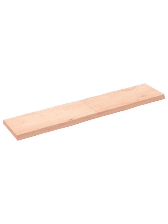 Stolní deska 180x40x(2-6)cm neošetřený masivní dřevo živá hrana