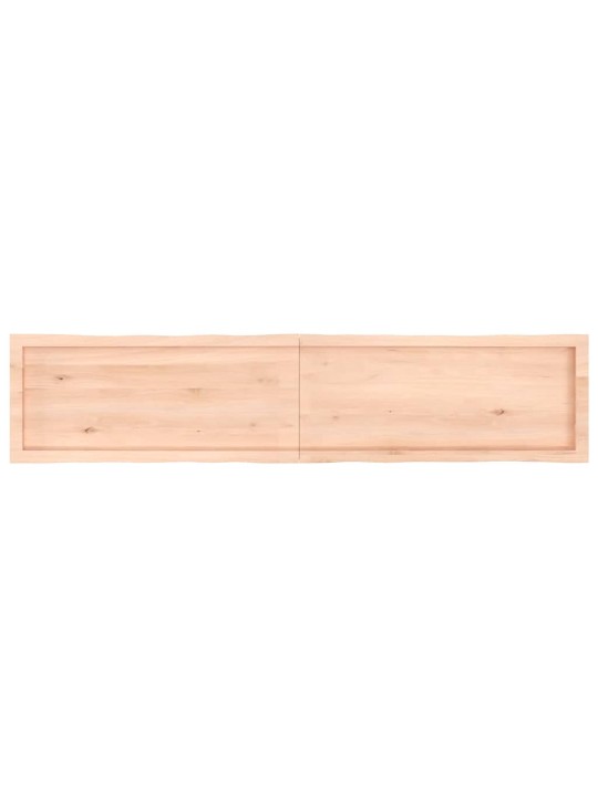 Stolní deska 180x40x(2-6)cm neošetřený masivní dřevo živá hrana