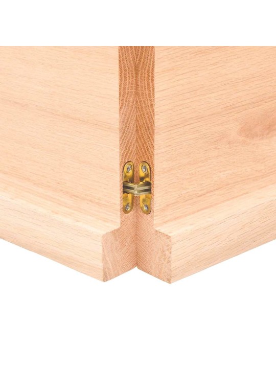 Stolní deska 180x50x(2-4)cm neošetřený masivní dřevo živá hrana