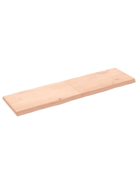 Stolní deska 180x50x(2-6)cm neošetřený masivní dřevo živá hrana