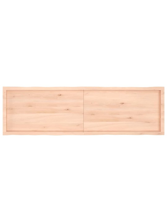 Stolní deska 180x50x(2-6)cm neošetřený masivní dřevo živá hrana