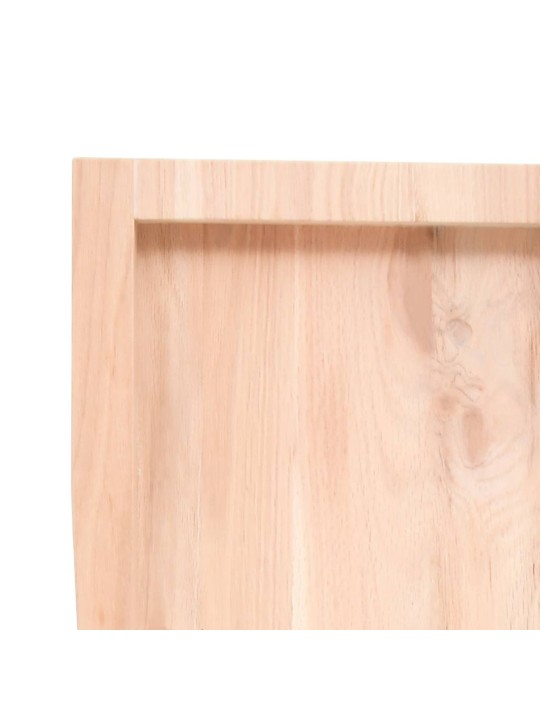 Stolní deska 200x40x(2-4)cm neošetřený masivní dřevo živá hrana