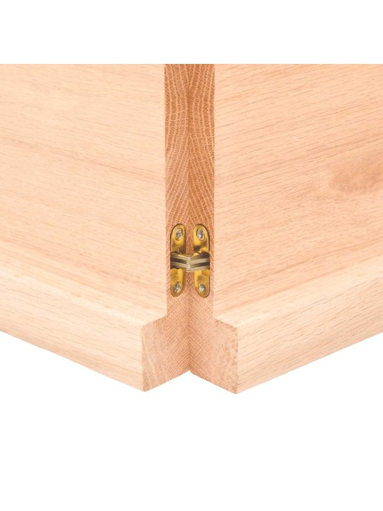 Stolní deska 200x40x(2-4)cm neošetřený masivní dřevo živá hrana