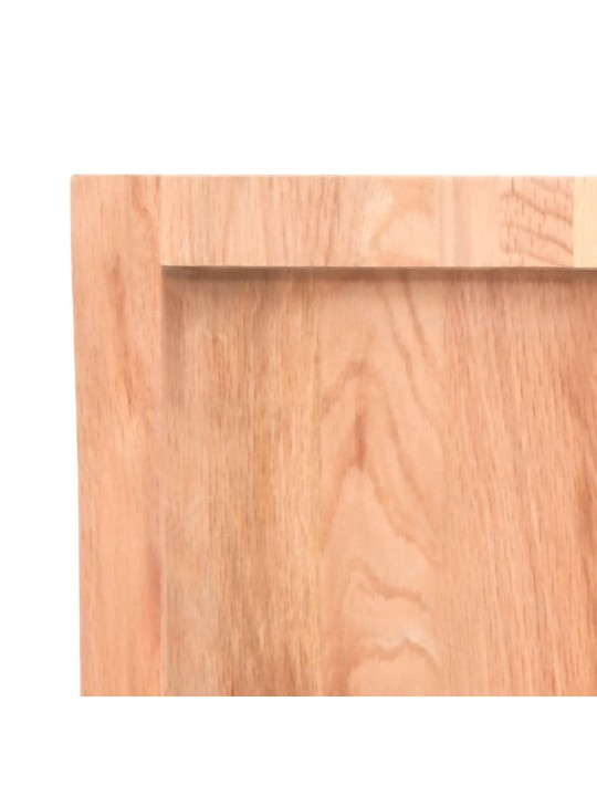 Stolní deska hnědá 200x40x(2-4)cm ošetřený dřevo živá hrana