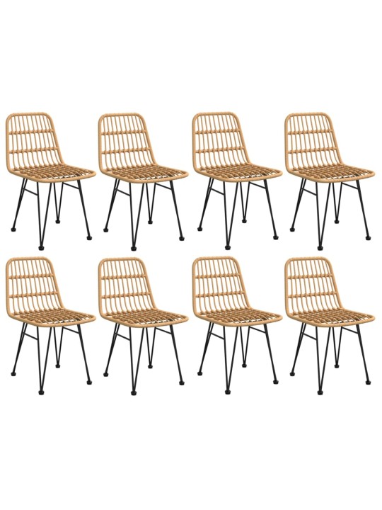9dílný zahradní jídelní set polyratan