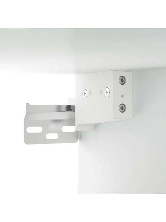 Skříň highboard bílá kompozitní dřevo
