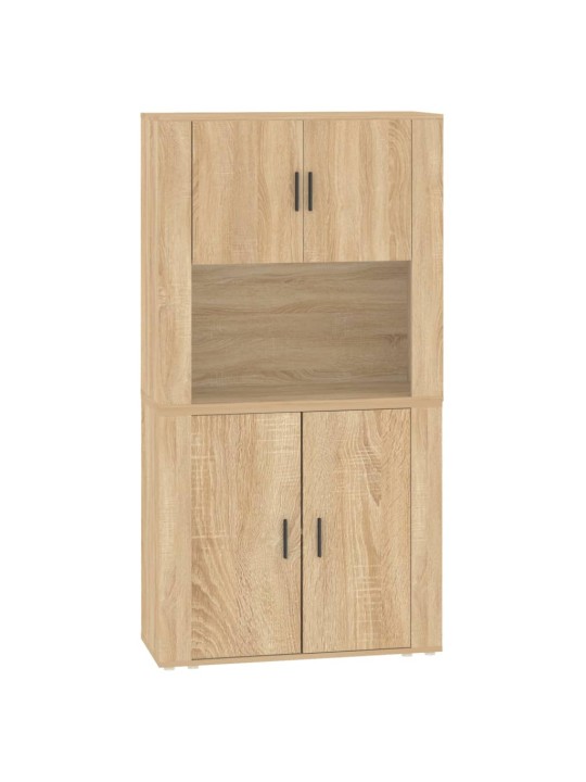 Skříň highboard dub sonoma kompozitní dřevo
