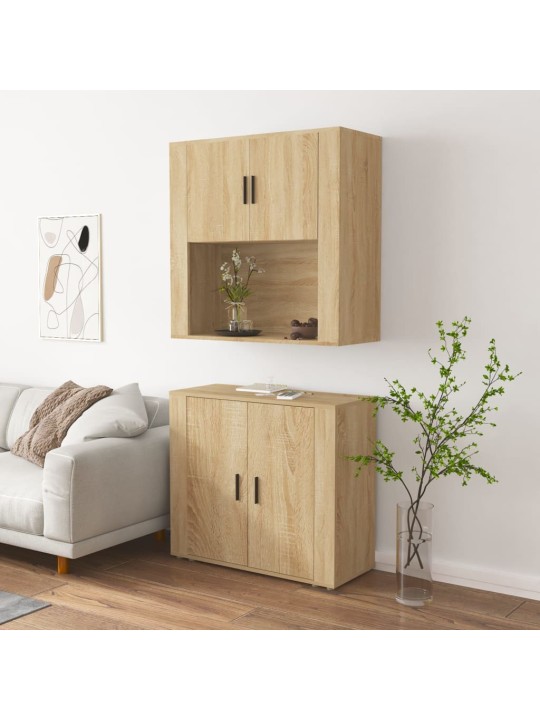Skříň highboard dub sonoma kompozitní dřevo