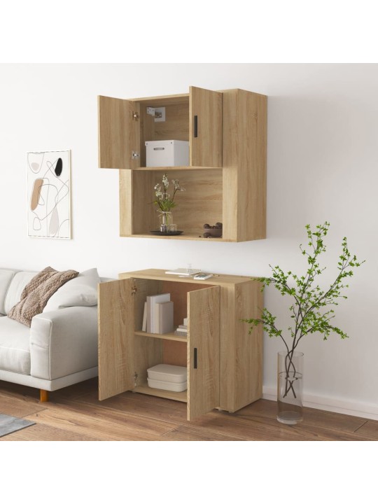Skříň highboard dub sonoma kompozitní dřevo