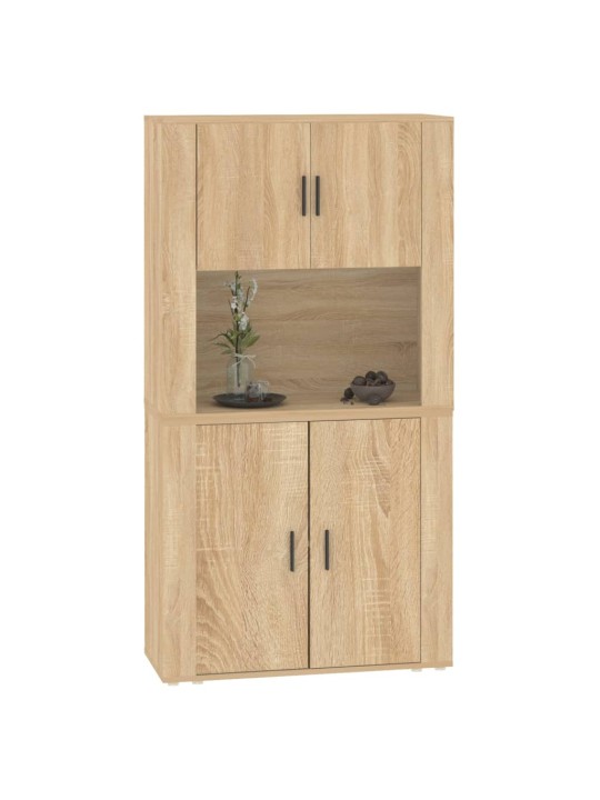Skříň highboard dub sonoma kompozitní dřevo