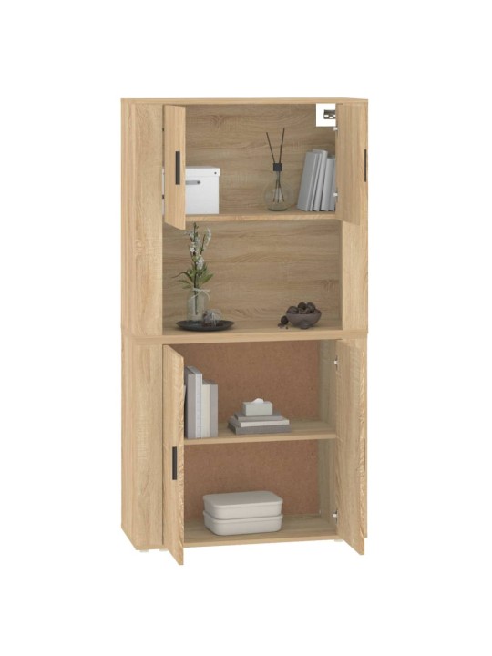 Skříň highboard dub sonoma kompozitní dřevo
