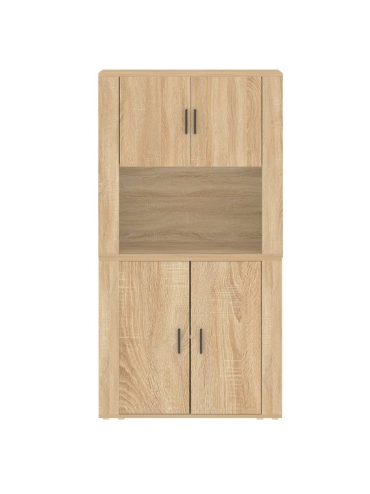 Skříň highboard dub sonoma kompozitní dřevo