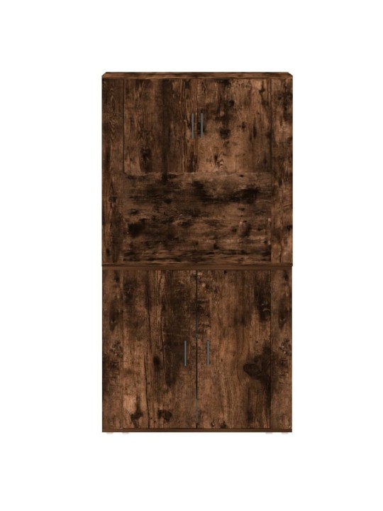 Skříň highboard kouřový dub kompozitní dřevo