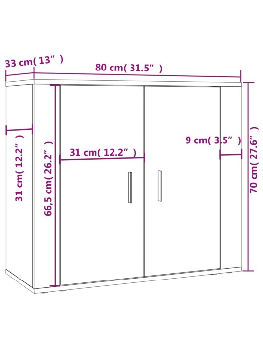 Skříň highboard bílá kompozitní dřevo
