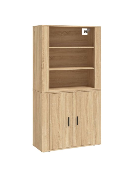 Skříň highboard dub sonoma kompozitní dřevo