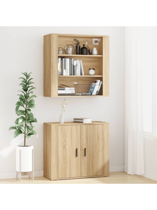 Skříň highboard dub sonoma kompozitní dřevo