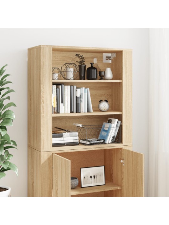 Skříň highboard dub sonoma kompozitní dřevo