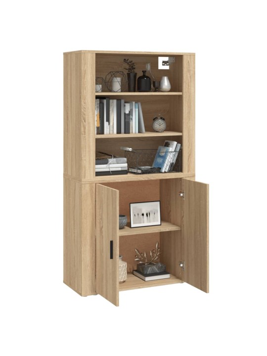 Skříň highboard dub sonoma kompozitní dřevo