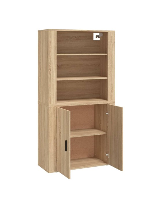 Skříň highboard dub sonoma kompozitní dřevo