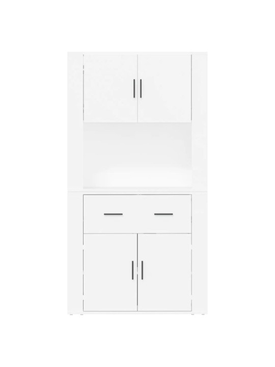 Skříň highboard bílá kompozitní dřevo