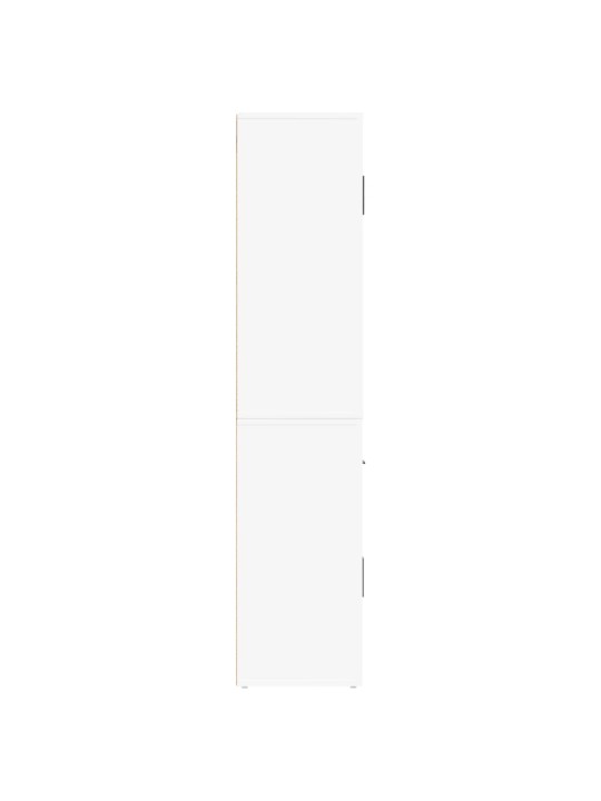 Skříň highboard bílá kompozitní dřevo