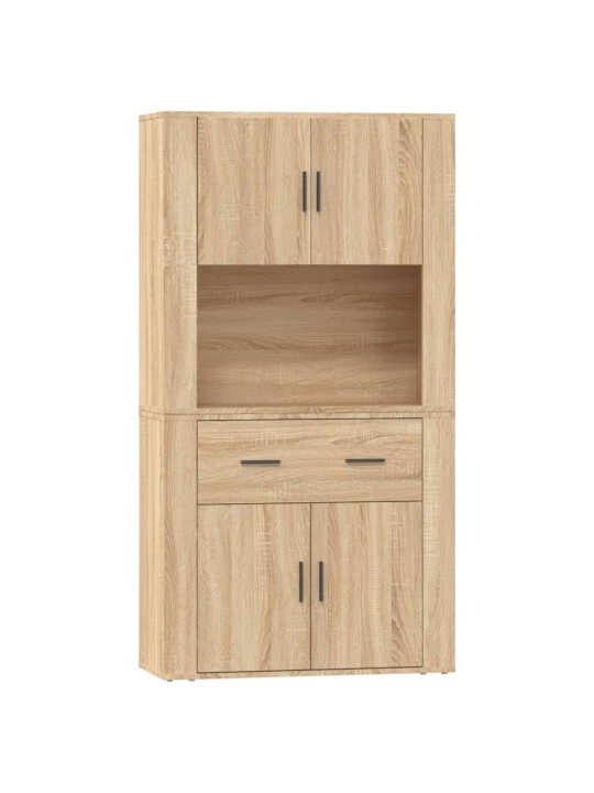 Skříň highboard dub sonoma kompozitní dřevo