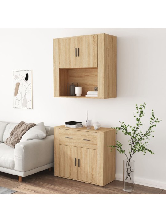 Skříň highboard dub sonoma kompozitní dřevo