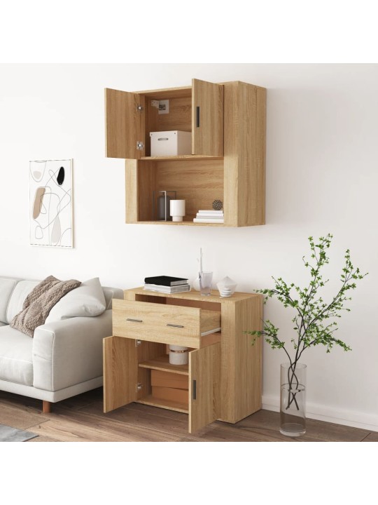 Skříň highboard dub sonoma kompozitní dřevo