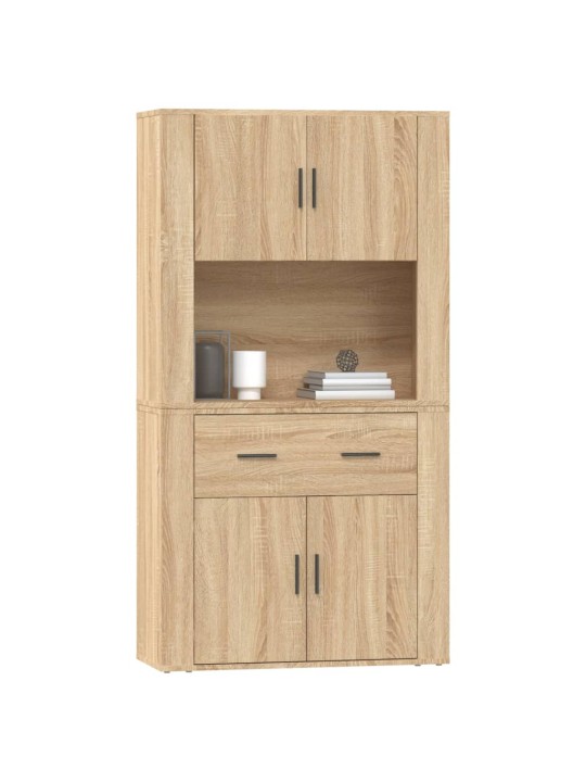 Skříň highboard dub sonoma kompozitní dřevo
