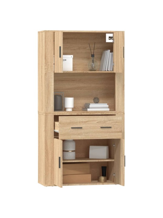Skříň highboard dub sonoma kompozitní dřevo