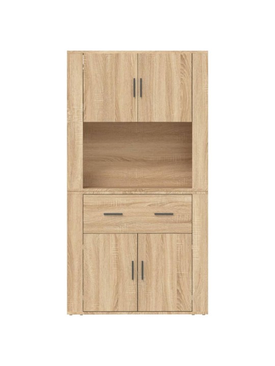 Skříň highboard dub sonoma kompozitní dřevo
