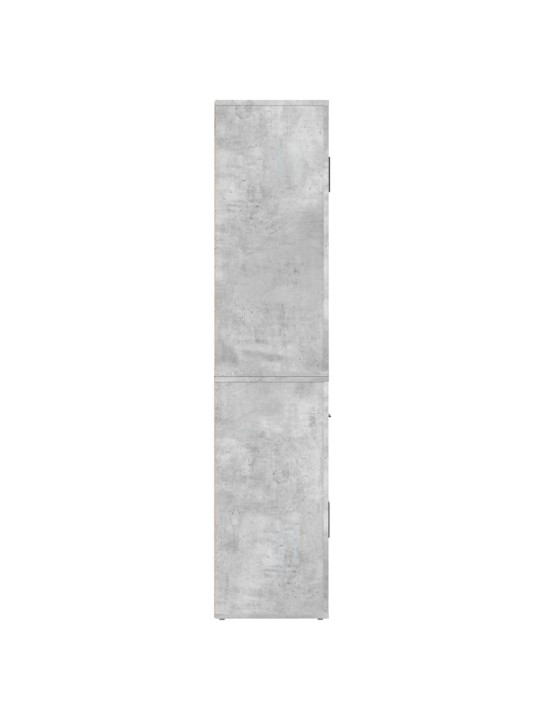 Skříň highboard betonově šedá kompozitní dřevo