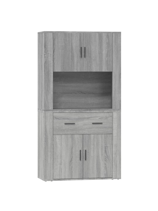 Skříň highboard šedá sonoma kompozitní dřevo