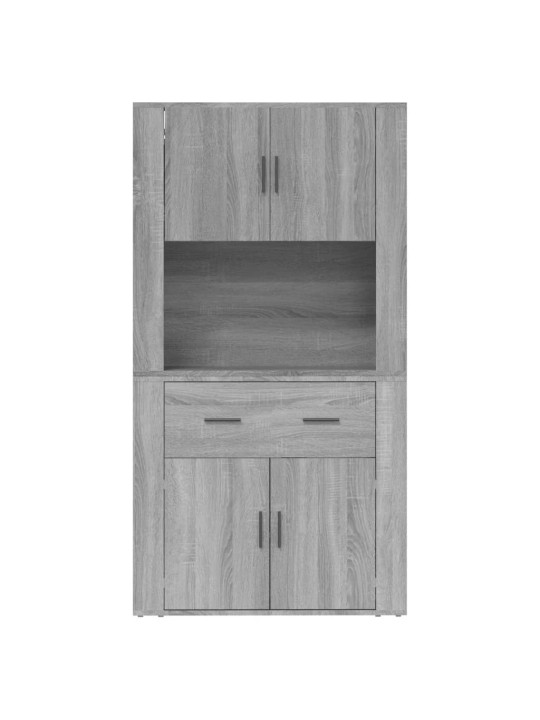 Skříň highboard šedá sonoma kompozitní dřevo