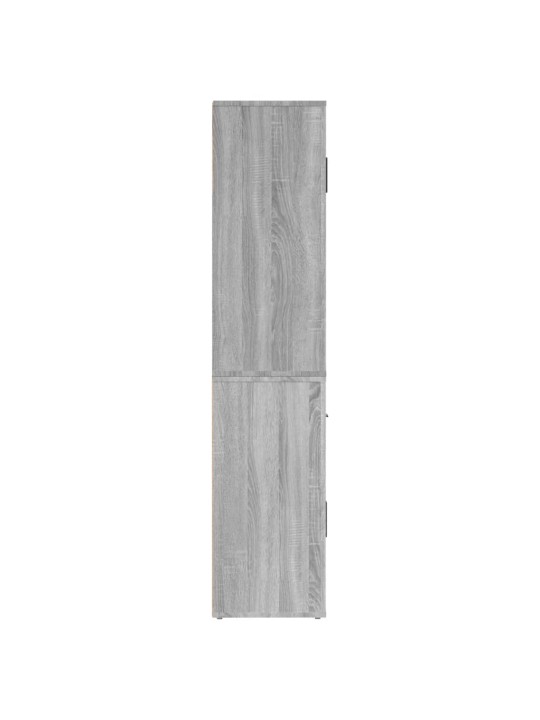 Skříň highboard šedá sonoma kompozitní dřevo