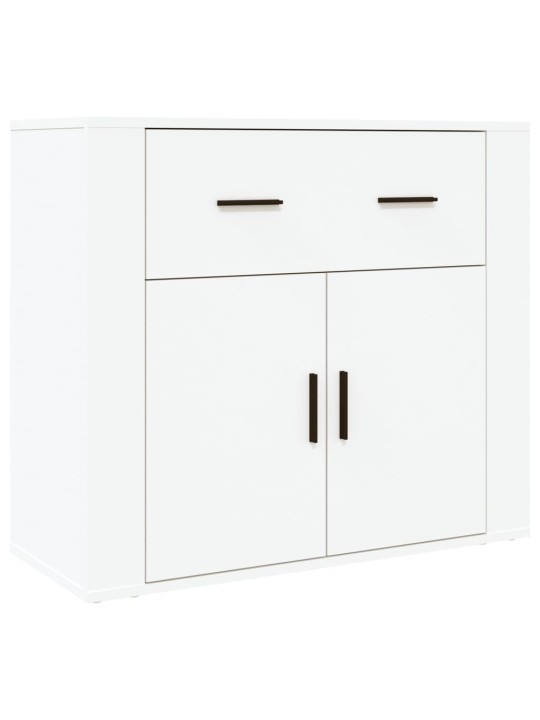Skříň highboard bílá kompozitní dřevo