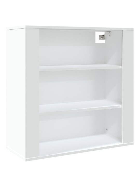 Skříň highboard bílá kompozitní dřevo
