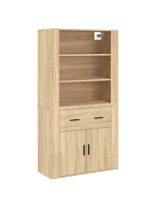 Skříň highboard dub sonoma kompozitní dřevo