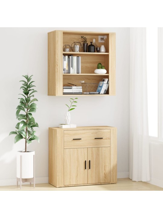 Skříň highboard dub sonoma kompozitní dřevo