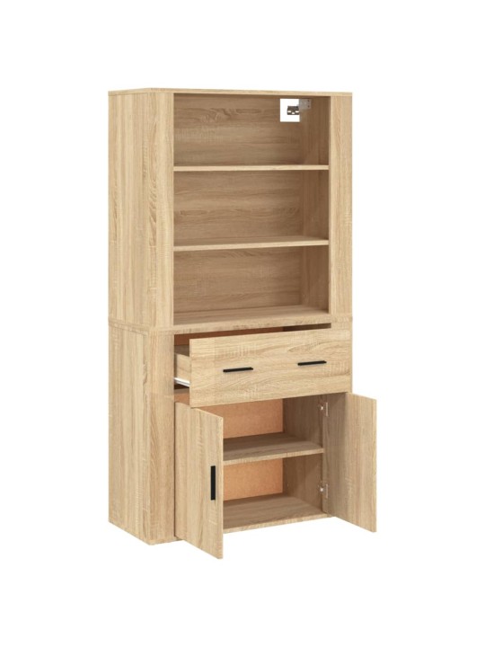 Skříň highboard dub sonoma kompozitní dřevo