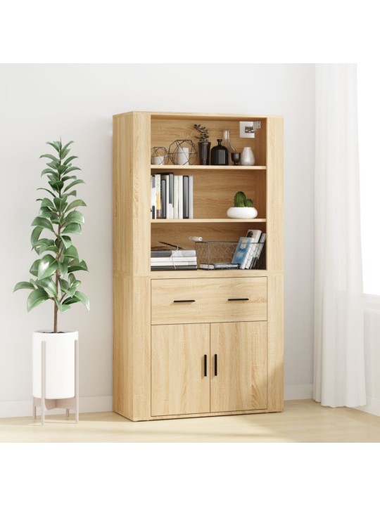 Skříň highboard dub sonoma kompozitní dřevo